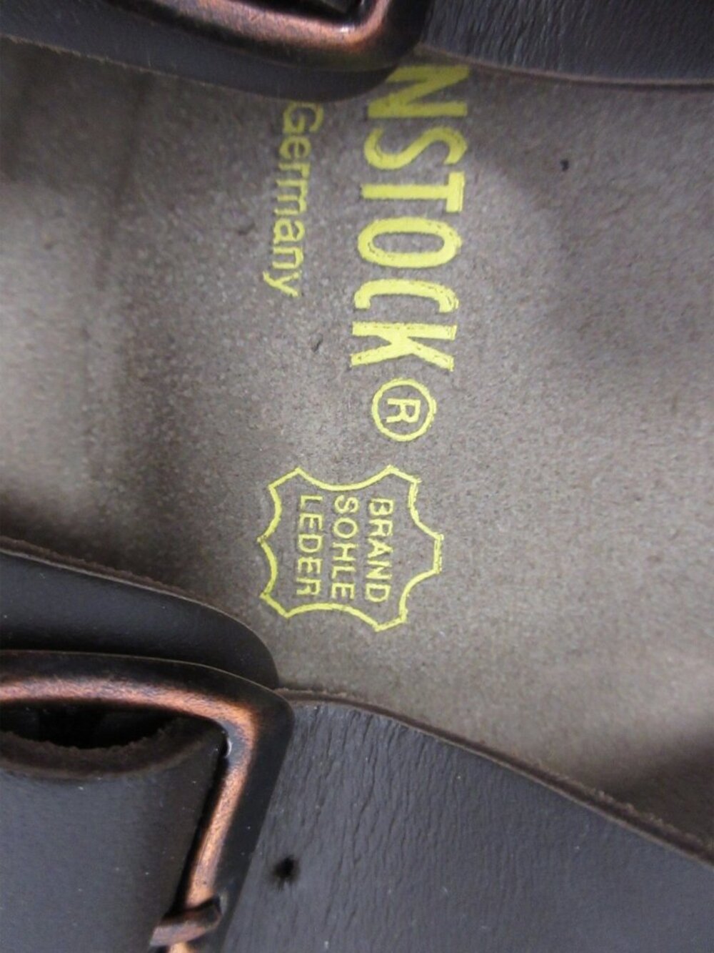 Birkenstock Sandals 44 Milano Leather Slingback Buckle Germany 11 NEW - Picture 12 of 15
